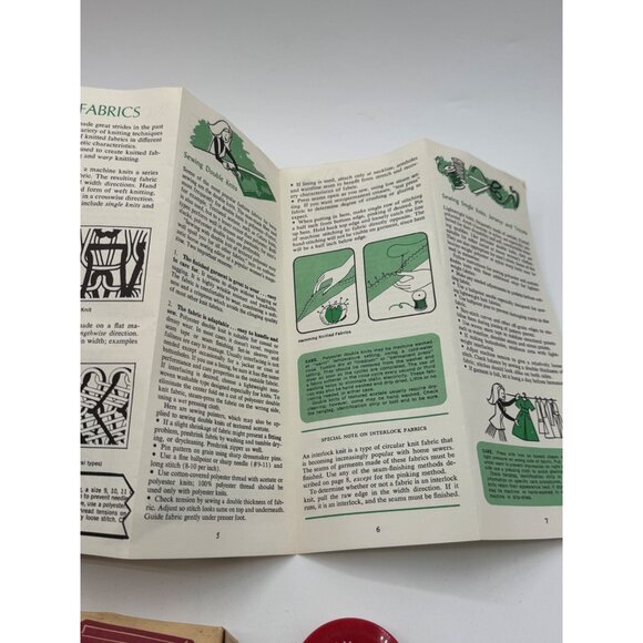 Lot of Vintage Sewing Notions and Fabric Care Pamphlets - Picture 8 of 14